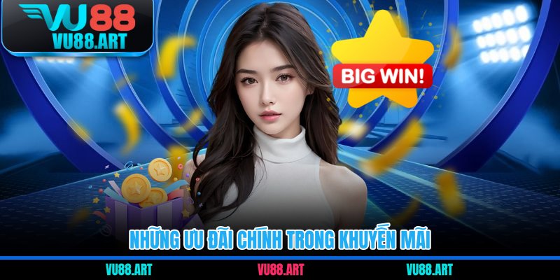 Những ưu đãi chính trong khuyến mãi 