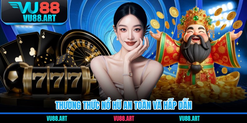 Thưởng thức nổ hũ an toàn và hấp dẫn 